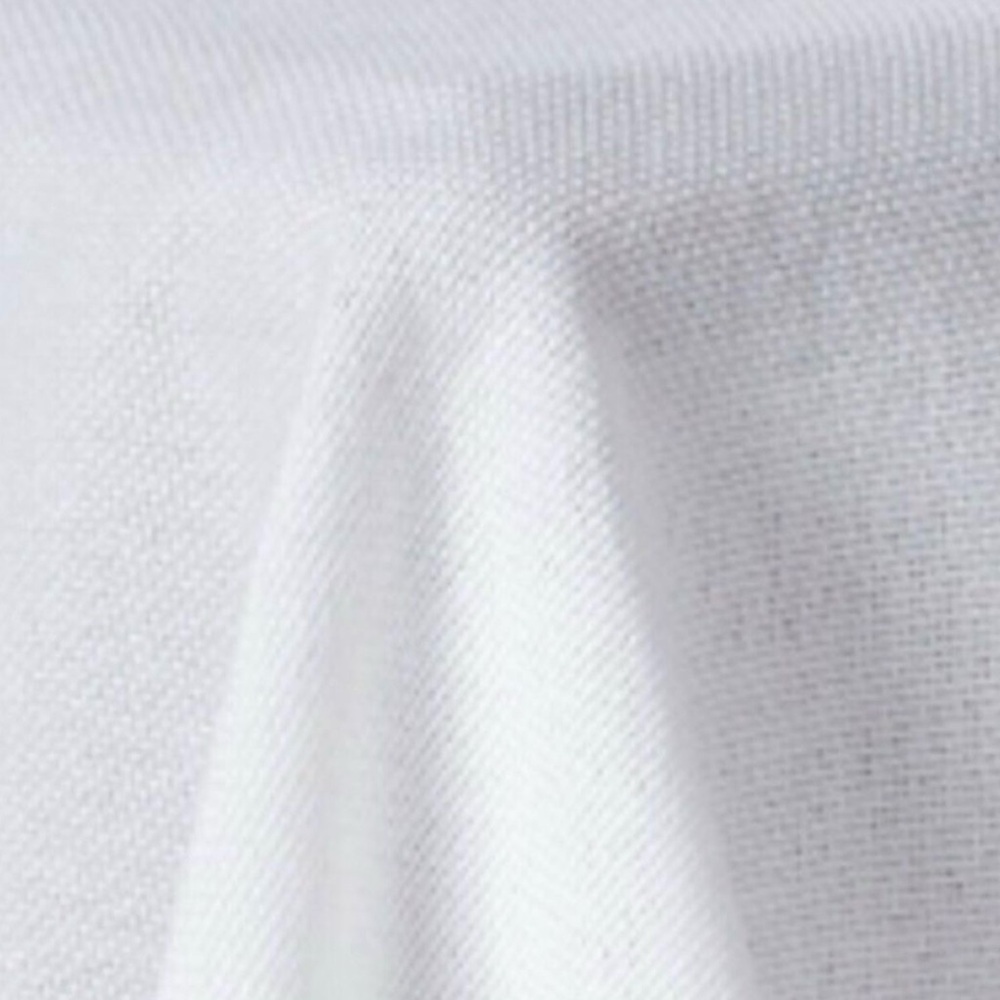Tablecloth Linen by Moselle White 60” x 104” New Huge Thick
